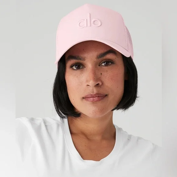 ALO Yoga | Accessories | Alo Pink Womens Trucker Hat | Poshmark display picture 1
